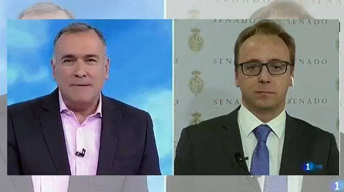 Mart&iacute;nez, durante su entrevista en TVE (REPRODUCCI&Oacute;N)