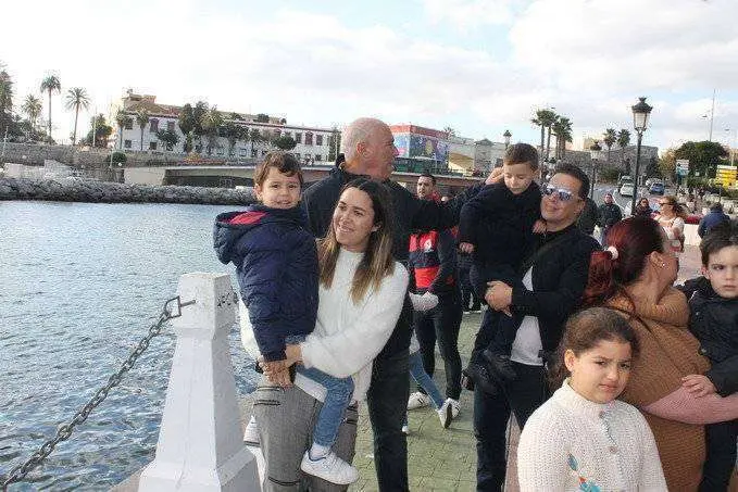 Llegada de los Reyes Magos al Muelle de Espa&ntilde;a