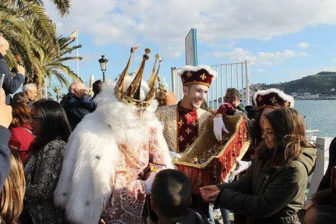 Llegada de los Reyes Magos al Muelle de Espa&ntilde;a
