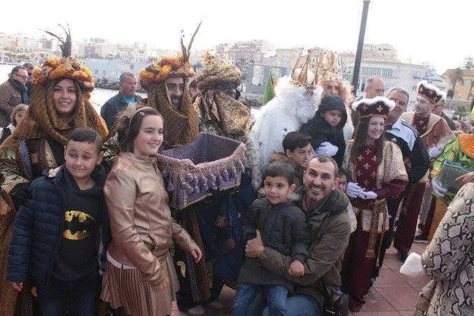 Llegada de los Reyes Magos al Muelle de Espa&ntilde;a