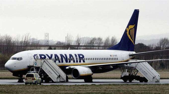 Un avión de la flota de Ryanair (E.D.)