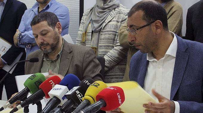 Los líderes de Coalición por Melilla, Mustafá Aberchán, (izqda.) y Caballas, Mohamed Alí (C.A./ARCHIVO)