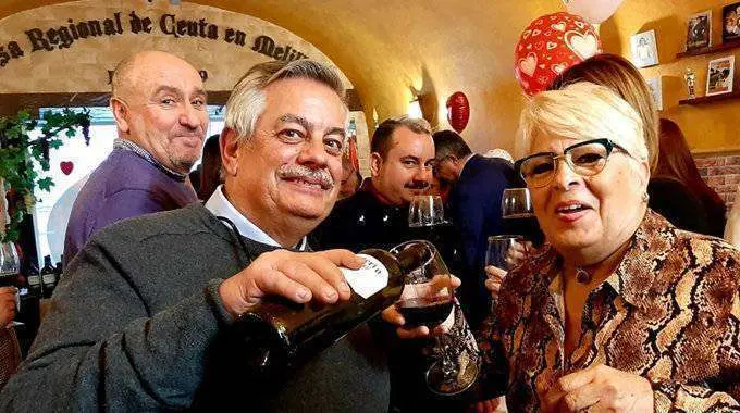 Asistentes al acto celebrado en la Casa de Ceuta en Melilla (CEDIDA)