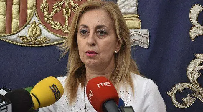 Adela Nieto, durante una comparecencia ante los periodistas (C.A./ARCHIVO)