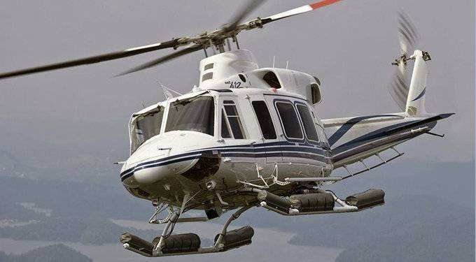 Un helicóptero modelo Bell 412 EP (WIKIPEDIA)
