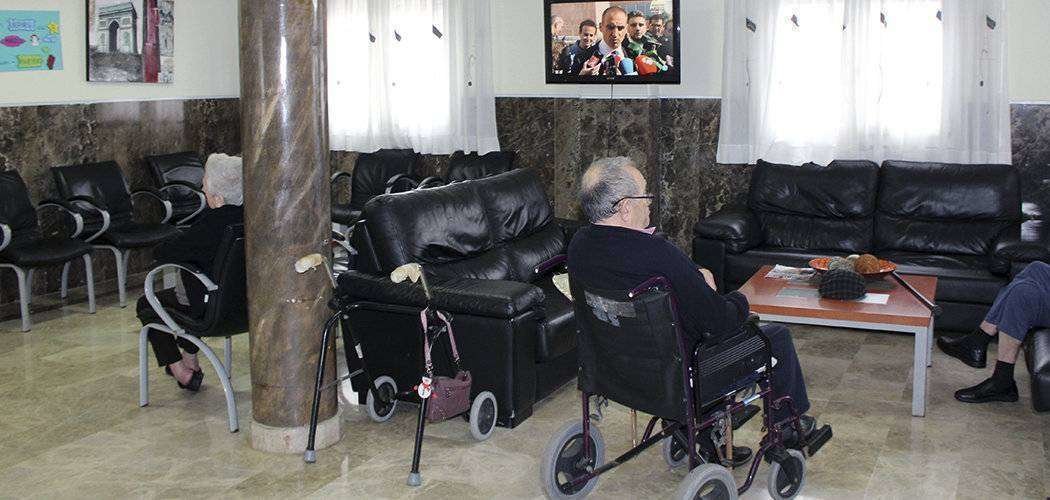 Ancianos en la residencia de mayores de Hadú (C.A./ARCHIVO)