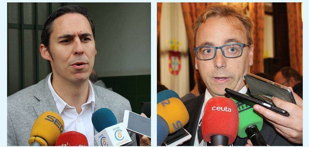José Simón (PSOE) y Guillermo Martínez (PP) (C.A.)