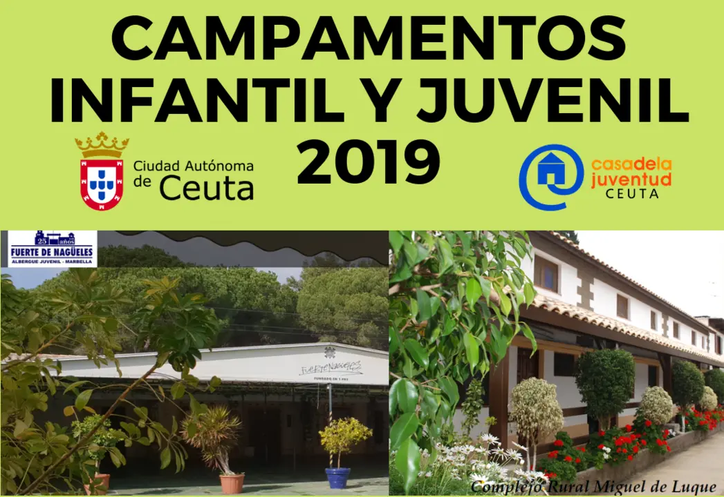 Cartel Campamentos 2019