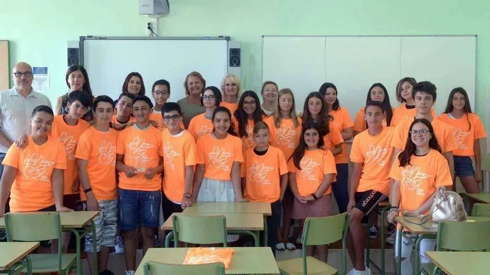 La clase ganadora del certamen (CEDIDA)