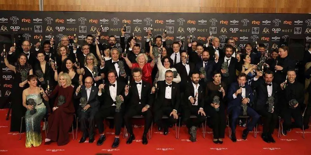 Galardonados con los premios Goya (E.D.)