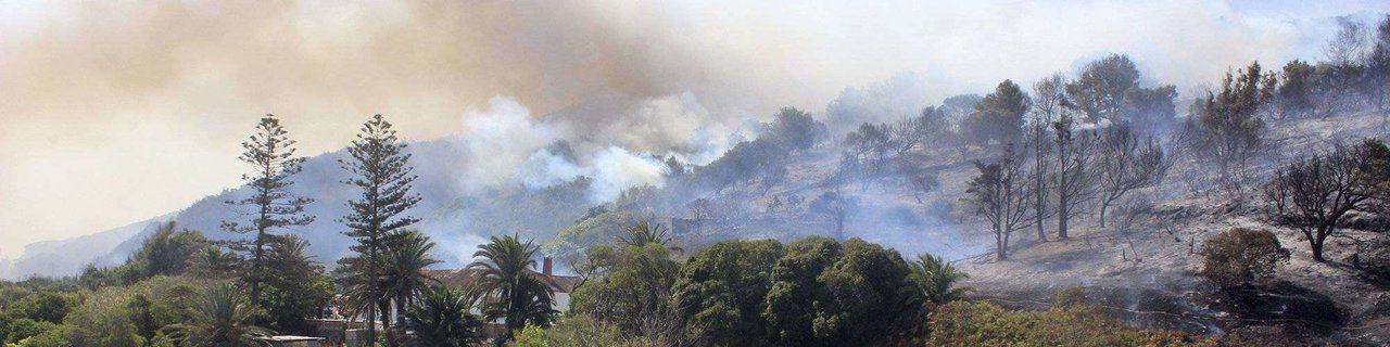 Incendio Calamocarro 6.8.2019