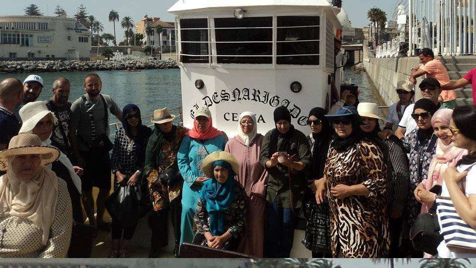 Participantes en el taller, a bordo del buque turístico &#34;El Desnarigado&#34; (CEDIDA(
