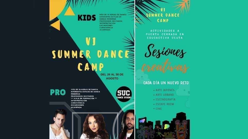Cartel del Summer Dance Camp (CEDIDA)
