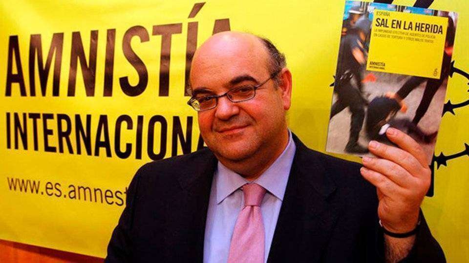 El director de Amnistía Internacional en España, Esteban Beltrán