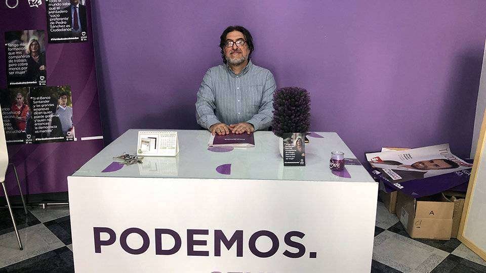 El candidato al Senado por Unidas Podemos, Antonio Nepomuceno (C.A./ARCHIVO)