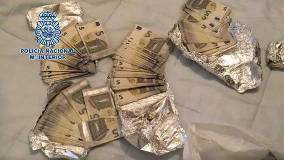 Dinero falso incautado por los agentes (POLIC&Iacute;A NACIONAL)