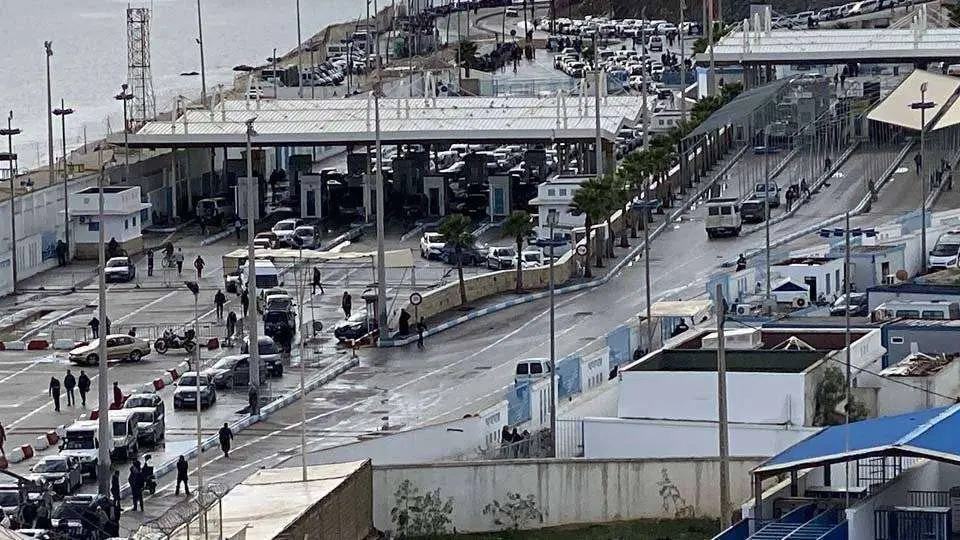Imagen del paso fronterizo de El Tarajal (C.A.)