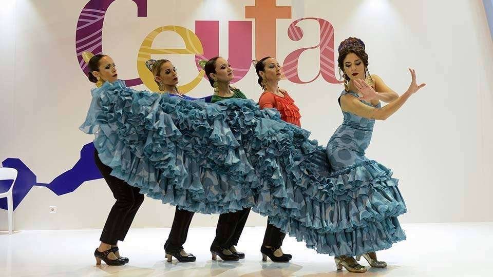 Espectáculo de danza representado en el expositor de Ceuta el pasado año (C.A./ARCHIVO)