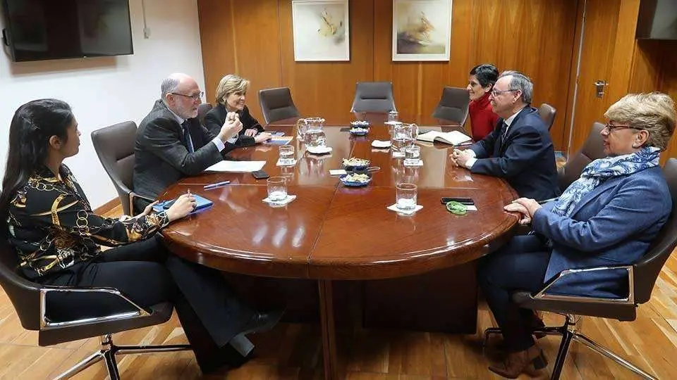 Un momento de la reuni&oacute;n celebrada esta ma&ntilde;ana (CEDIDA) TRAGSA JES&Uacute;S CASAS VIVAS
