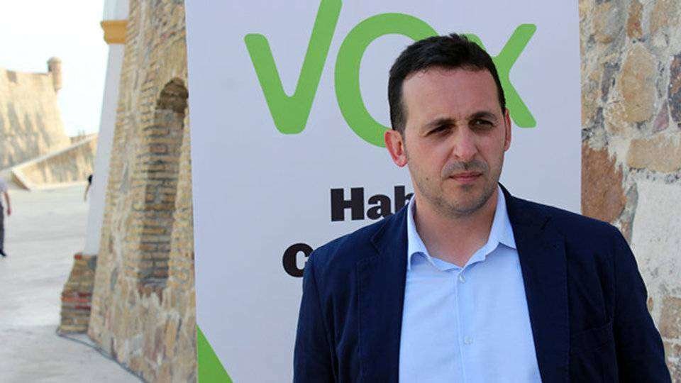 El presidente de la gestora de VOX en Ceuta, Juan Sergio Redondo (C.A./ARCHIVO)