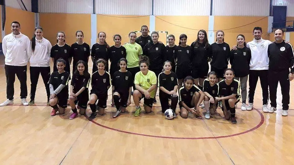 Las chicas integrantes de la representaci&oacute;n ceut&iacute; (FFCE)