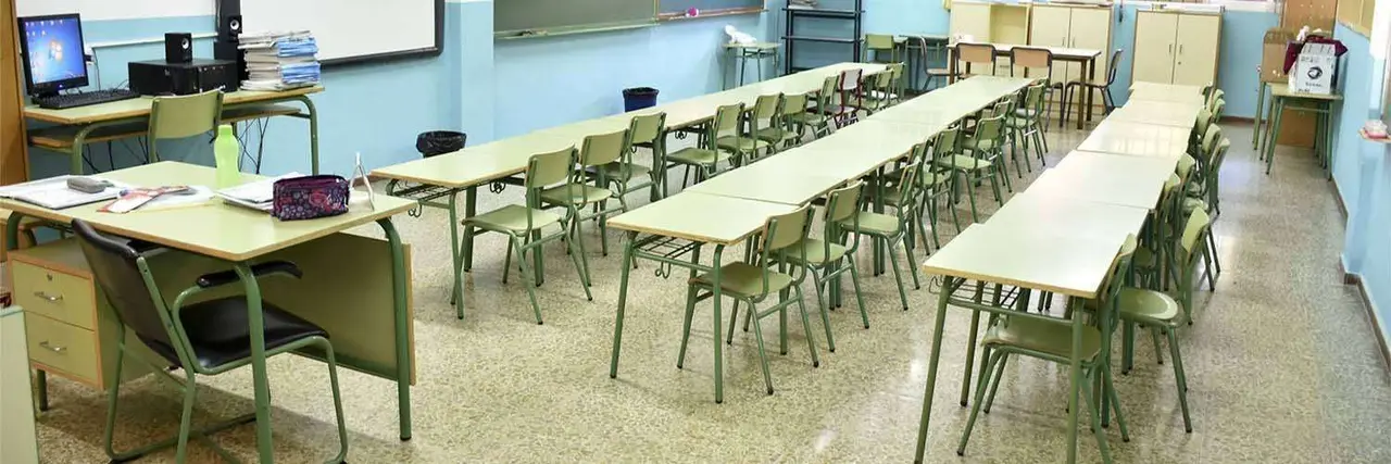 Aula del colegio Ortega y Gasset (C.A./ARCHIVO)