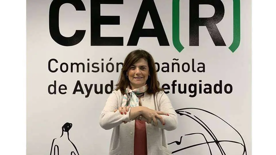 La directora del Servicio Jur&iacute;dico de CEAR, Paloma Favieres (TWITTER)