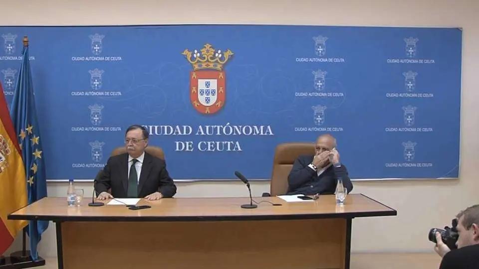 Vivas y Guerrero, durante su comparecencia hoy ante la prensa