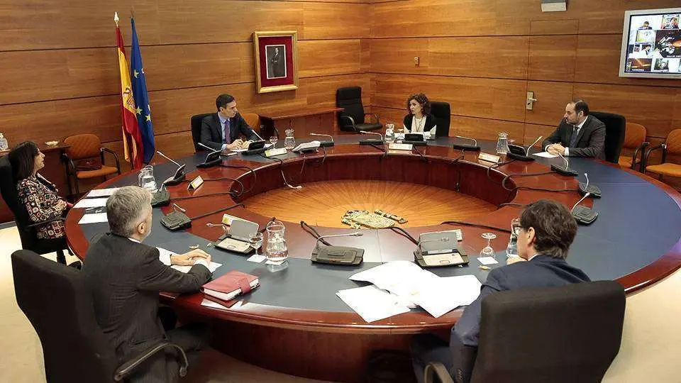 Reuni&oacute;n del Consejo de Ministros celebrada hoy (MONCLOA)