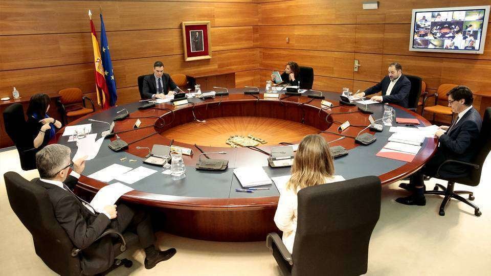 Reunión del Consejo de Ministros celebrada hoy (POOL MONCLOA/J.M. CUADRADO)