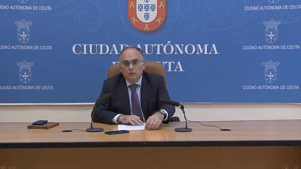 El portavoz del Gobierno, Alberto Gaitán, durante su comparecencia de hoy ante los medios (C.A.)