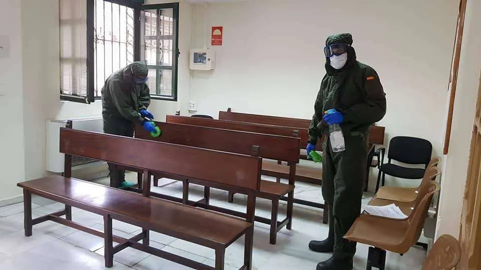 MILITARES DESINFECCI&Oacute;N