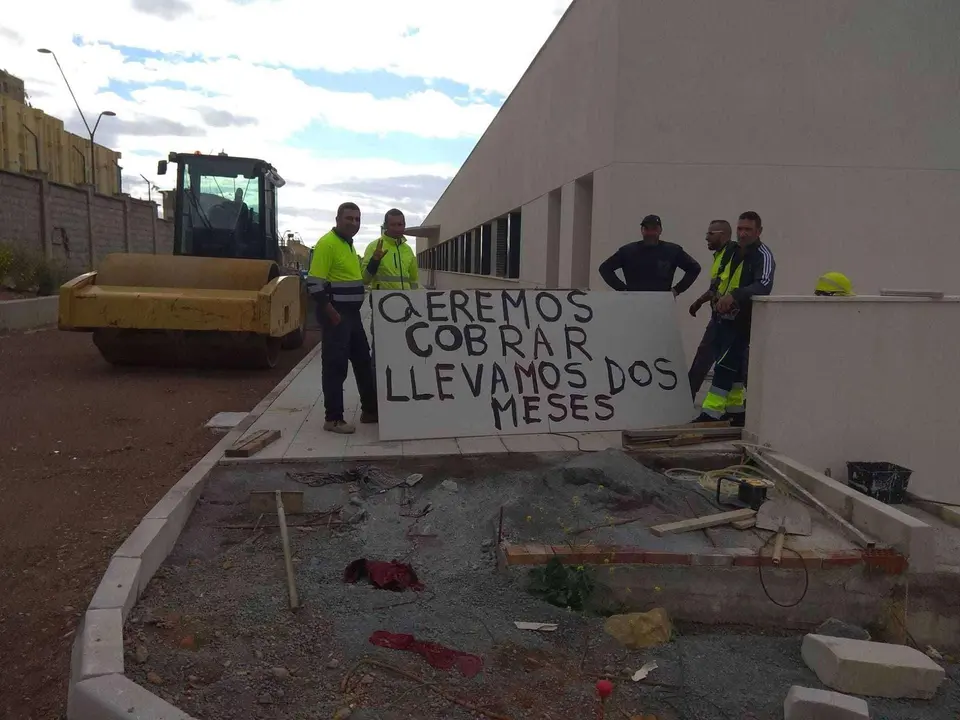 obra protesta