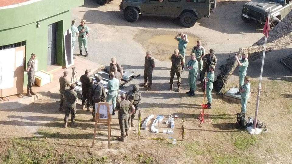 Un grupo de militares durante una actividad en el marco de la operación Balmis (CEDIDA)