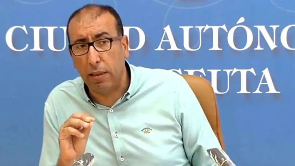 Mohamed Al&iacute;, durante su comparecencia de hoy ante la prensa (C.A.)