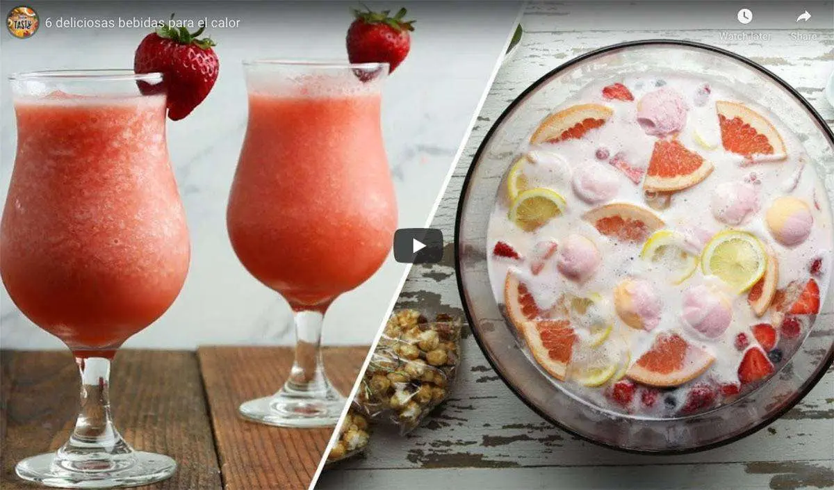  &iexcl;No pases calor! 6 deliciosas bebidas refrescantes para el verano 