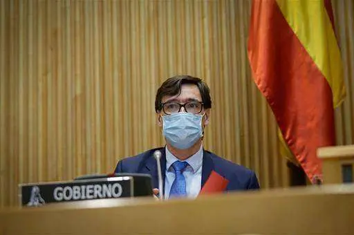 Illa, durante su comparecencia en el Congreso (MONCLOA)