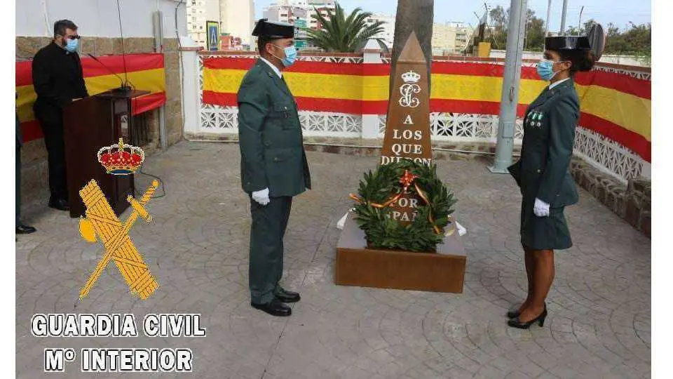 Un momento del acto interno celebrado en la sede de la Comandancia (GUARDIA CIVIL)