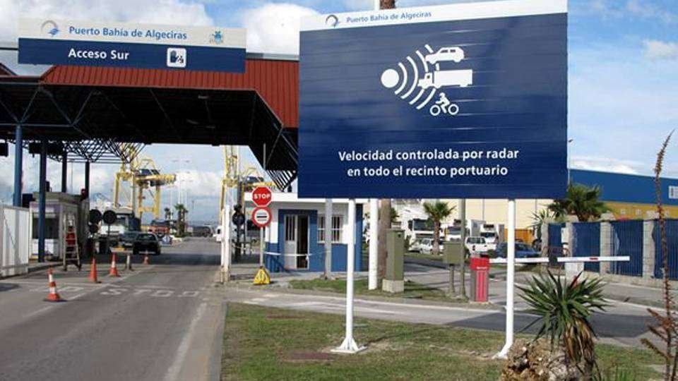 Instalaciones del puerto de Algeciras (
