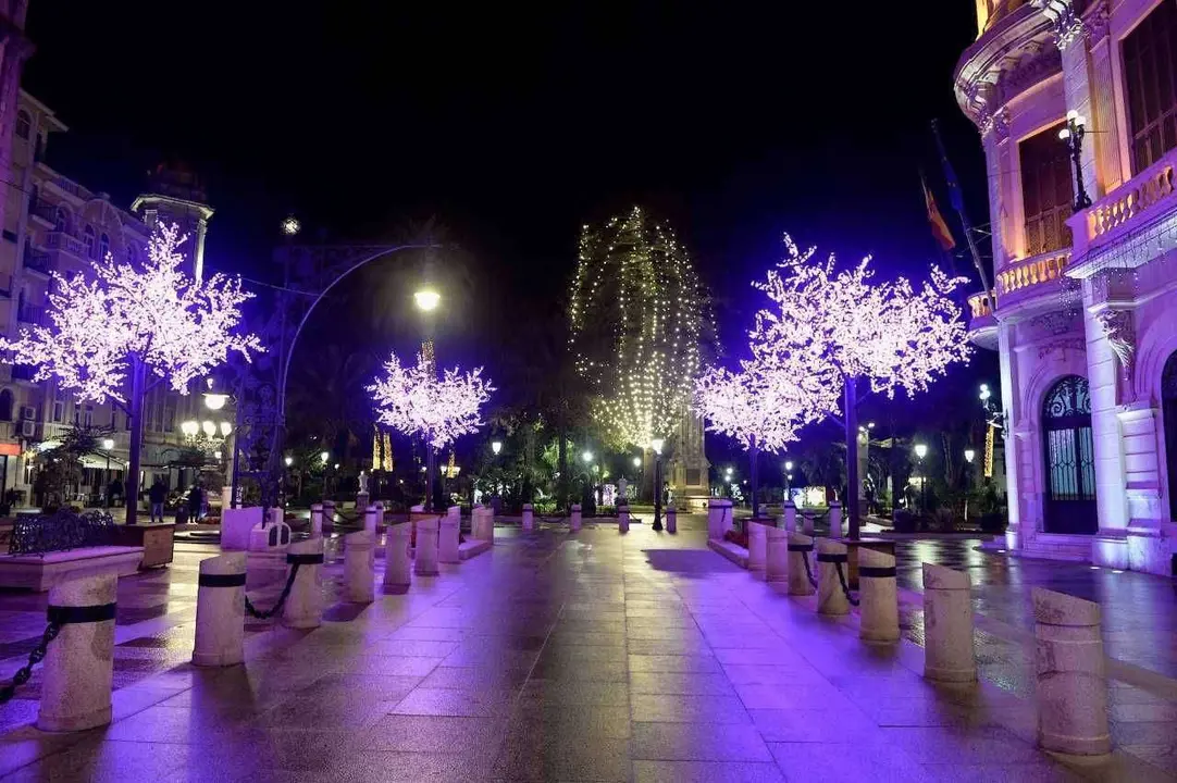 alumbrado de Navidad