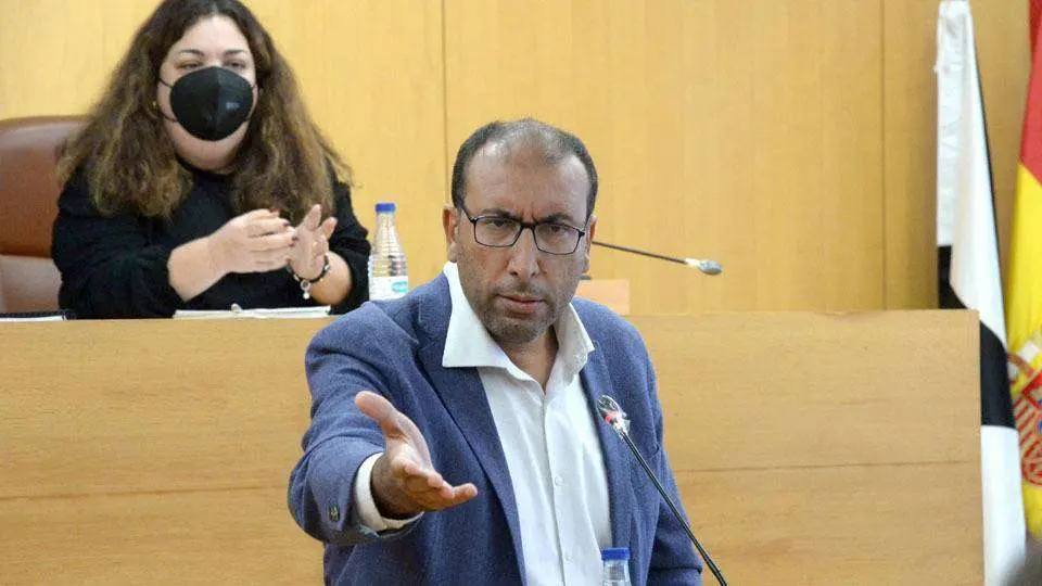 Al&iacute;, durante su intervenci&oacute;n ante el pleno de la Asamblea (CEDIDA)