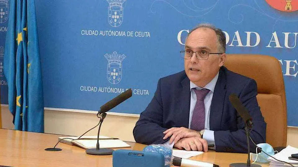El portavoz del Gobierno, Alberto Gait&aacute;n, durante la rueda de prensa ofrecida hoy (CEDIDA9