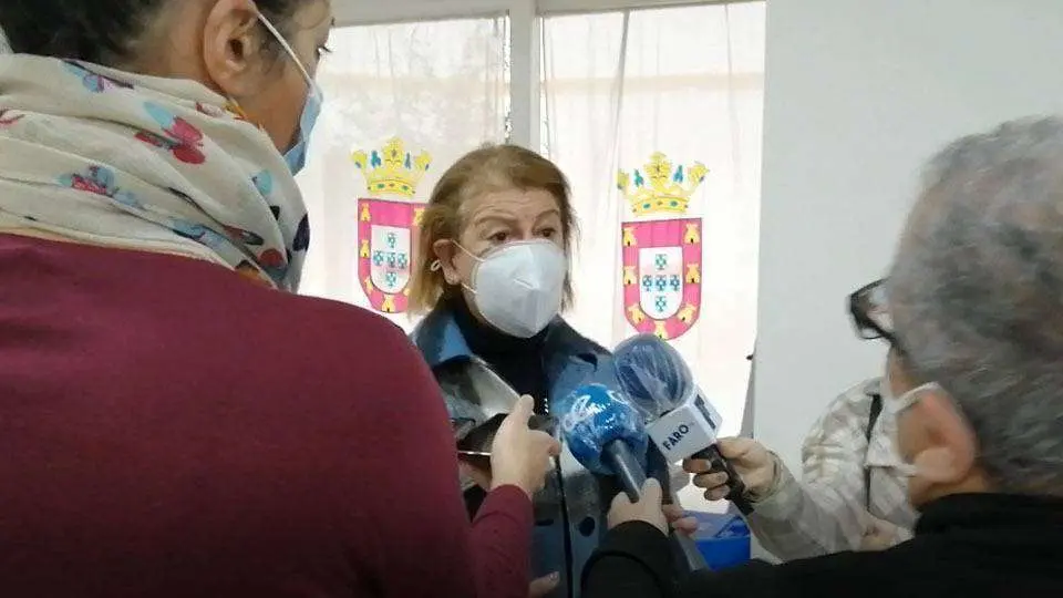 Benarroch, durante su comparecencia de esta ma&ntilde;ana ante la prensa (C.A.)