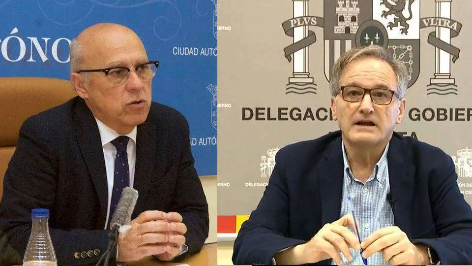 Javier Guerrero (izquierda) y Jes&uacute;s Lopera (C.A.)