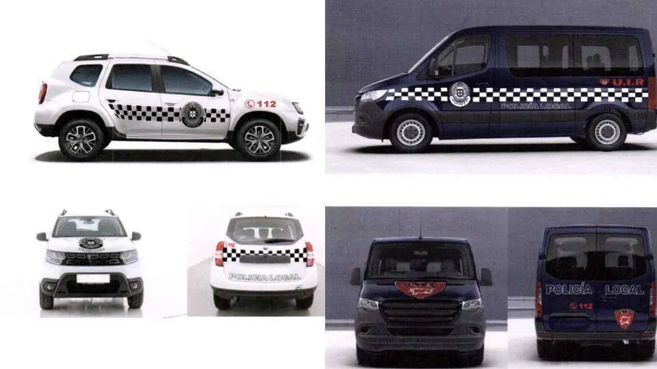 Dise&ntilde;o de los veh&iacute;culos adquiridos (REPRODUCCI&Oacute;N) POLIC&Iacute;A LOCAL