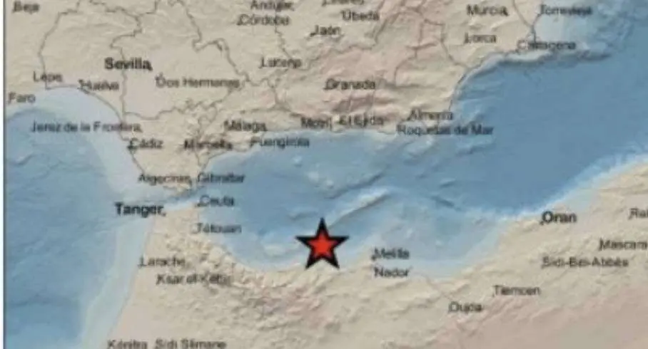 Lugar del epicentro (REDACCI&Oacute;N)