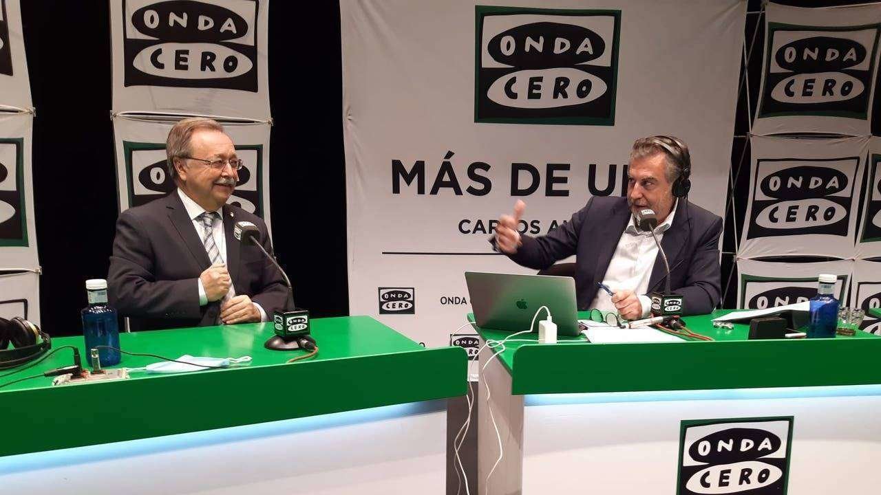 Vivas, durante la entrevista concedida a Carlos Alsina (ONDA CERO)