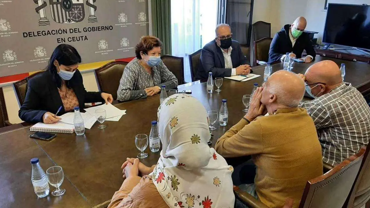 Unmomento de la reuni&oacute;n celebrada en la Delegaci&oacute;n del Gobierno (CEDIDA) FAMPA DELEGACI&Oacute;N DIRECCI&Oacute;N PROVINCIAL