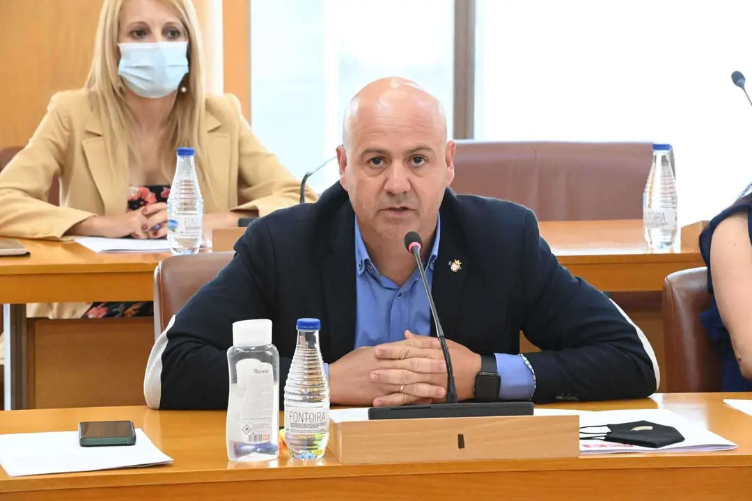 Juan Guti&eacute;rrez, portavoz del grupo socialista en sesi&oacute;n plenaria