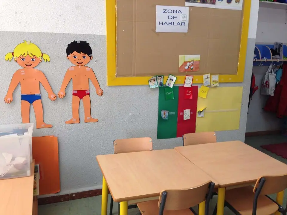 zona de hablar aula TEA  Las gaviotas Jos&eacute; Ortega y Gasset